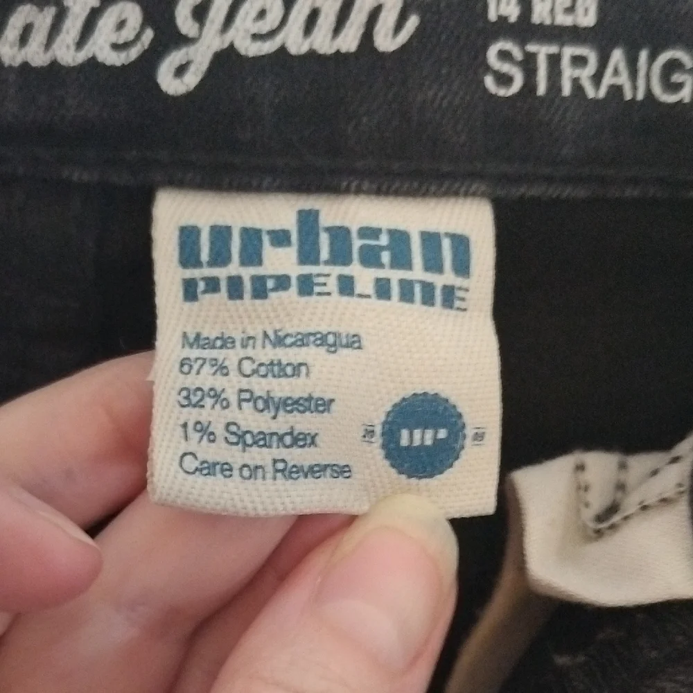 Urban Pipeline Ultimate Jeans Size 14 Reg Straight Leg